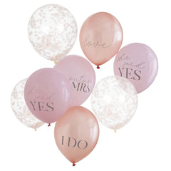 pink-rose-gold-and-blush-hen-party-confetti-balloons-bridal-shower-x-8|HN809|Luck and Luck|2