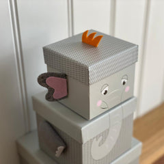 childrens-set-of-3-stacking-elephant-gift-boxes|K-29862-BXCC|Luck and Luck| 3