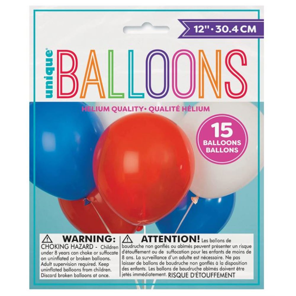 kings-coronation-red-white-blue-latex-balloons-x-15|28798|Luck and Luck| 1