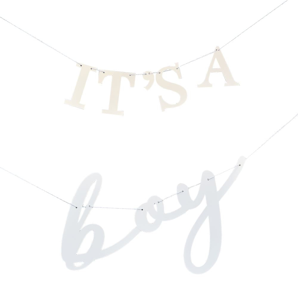its-a-boy-baby-shower-card-bunting-2-x-1-5m|HEB-134|Luck and Luck|2