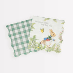 peter-rabbit-in-the-garden-small-paper-party-napkins-x-16|267151|Luck and Luck|2