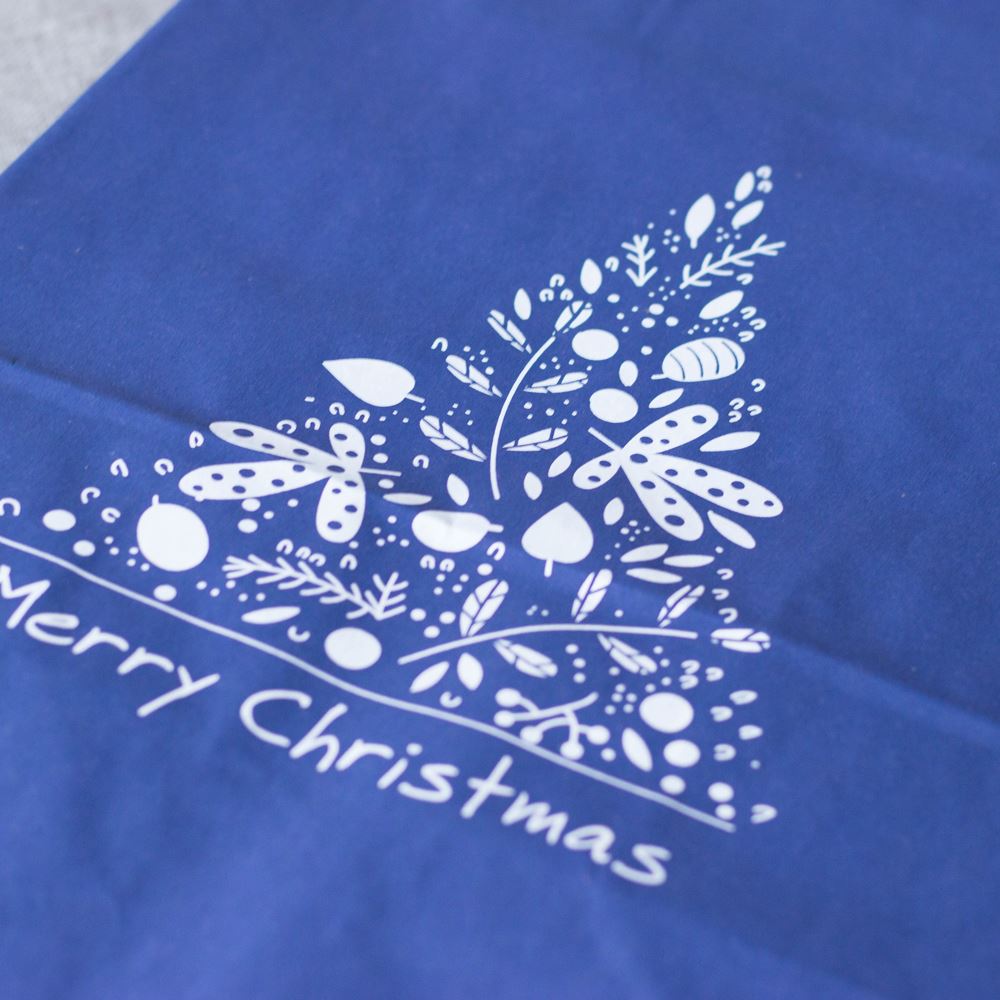 christmas-paper-bag-blue-set-of-6-merry-christmas-tree|BBLRGTREE|Luck and Luck| 3