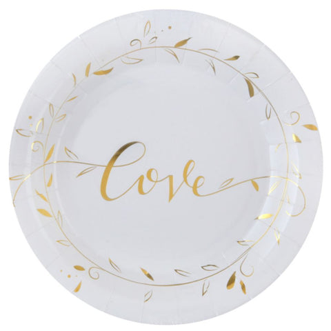 gold-love-wedding-paper-plates-x-10|632200000003|Luck and Luck| 3