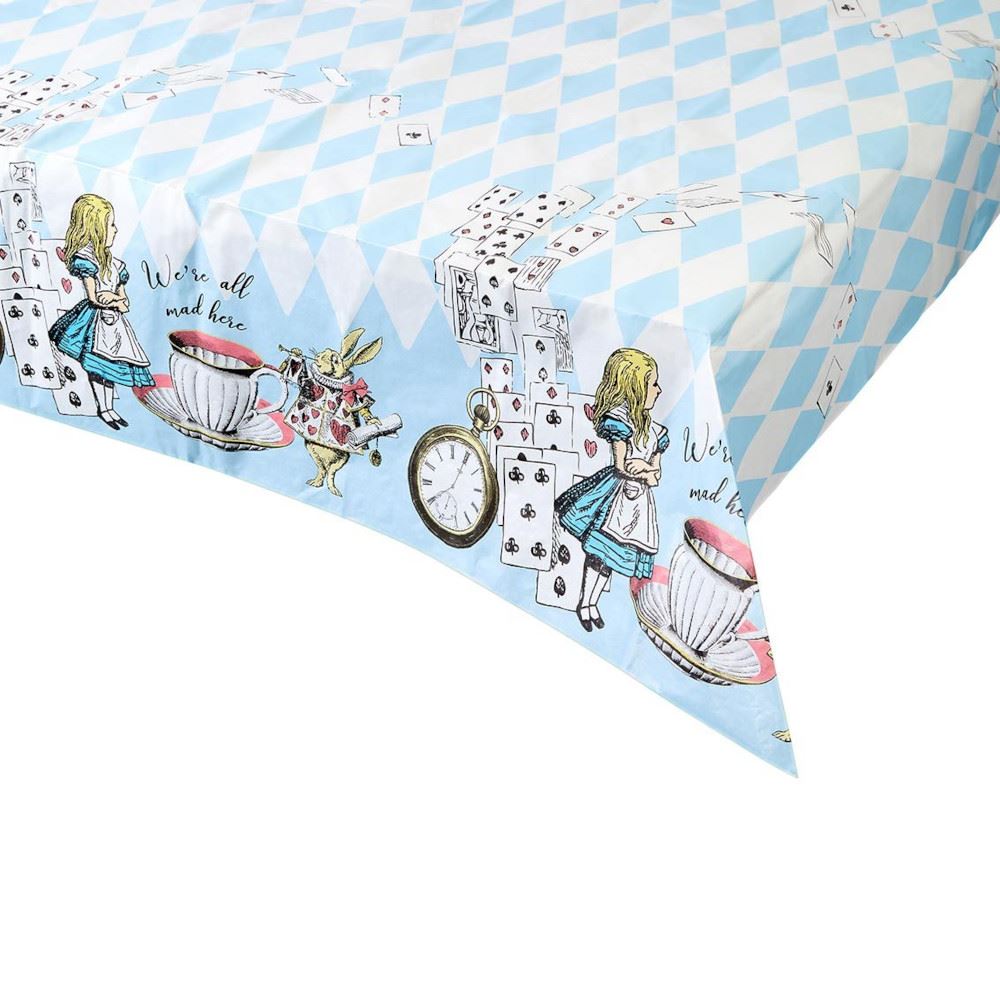 truly-alice-in-wonderland-party-paper-table-cover|TSALICE-V2-TCOVER|Luck and Luck|2
