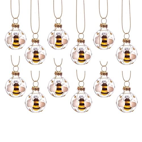 busy-mini-christmas-baubles-set-of-12|RUBYXM176|Luck and Luck| 1