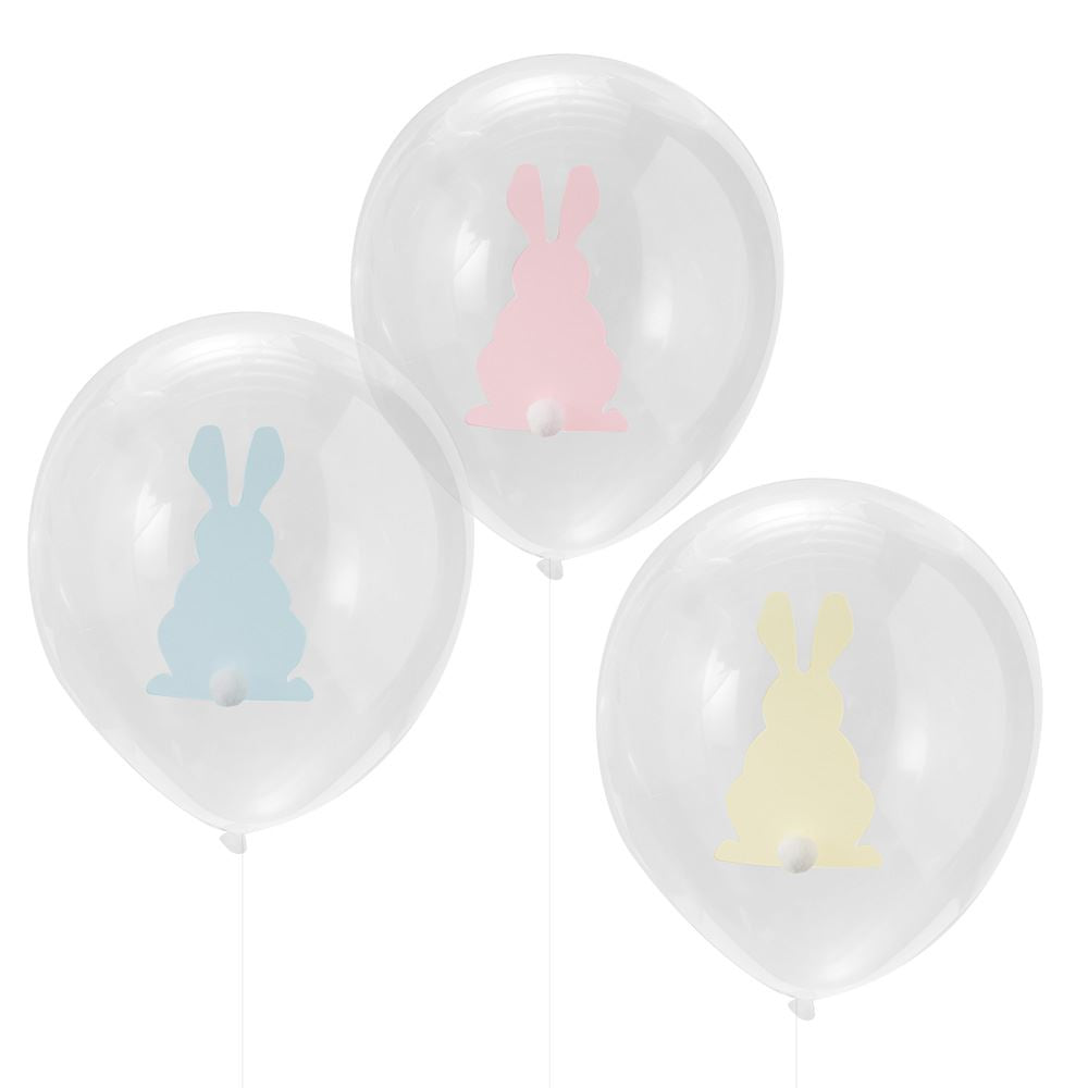 easter-bunny-balloons-with-pom-poms-x-9-easter-party|CA-911|Luck and Luck| 4