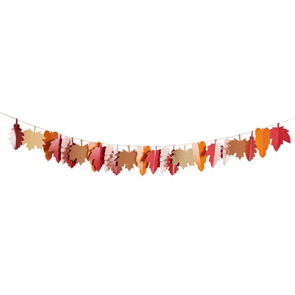 autumnal-leaf-paper-hanging-garland-2m|HBHH102|Luck and Luck| 3