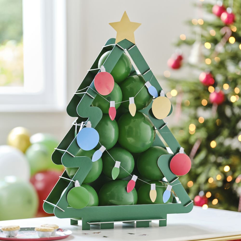 christmas-tree-balloon-mosaic-stand-novelty-christmas-decoration|MLC-144 |Luck and Luck| 1