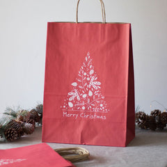 christmas-gift-bag-large-red-christmas-tree-set-of-6|RBLRGTREE|Luck and Luck| 1