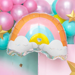 rainbow-foil-party-balloon-decoration|FB96|Luck and Luck| 1