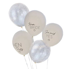 balloons-confetti-mixed-pack-hen-party-x-5|WE-109|Luck and Luck|2