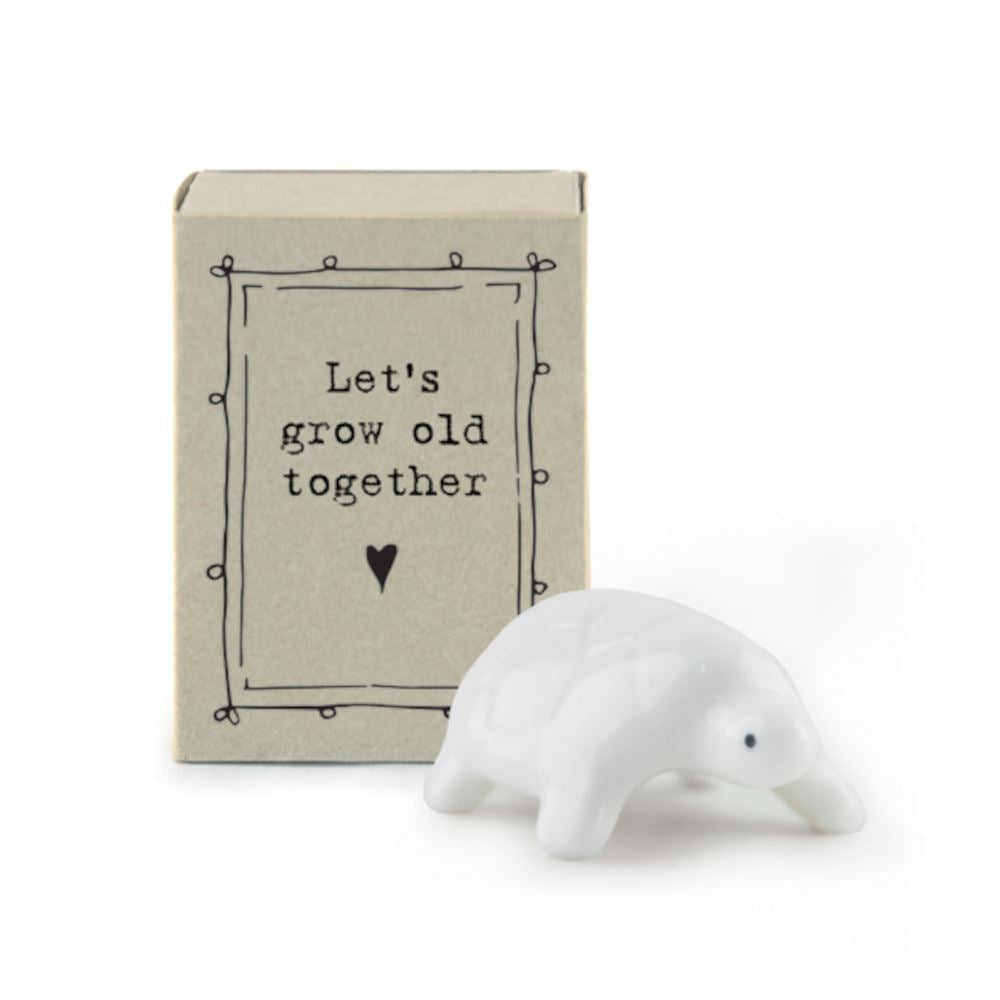east-of-india-porcelain-mini-matchbox-gift-tortoise-lets-grow-old|32|Luck and Luck| 3