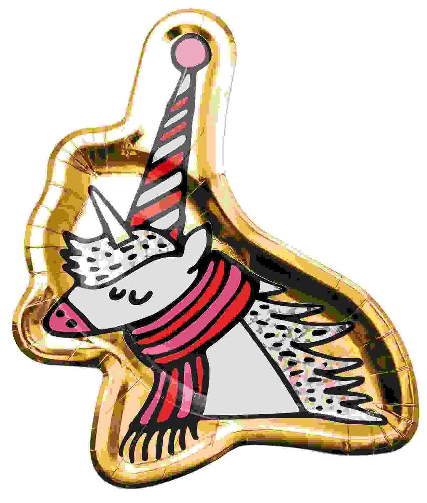 gold-unicorn-party-serving-plates-pack-of-6-paper-plates-unicorn-party-event|70000.42.10|Luck and Luck| 1