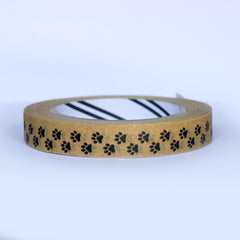 paw-print-kraft-paper-tape-50m-animal-lover-eco-friendly-wrapping|LLTAPEPAW|Luck and Luck|2