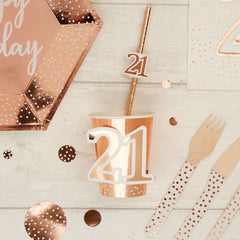 rose-gold-21st-birthday-party-paper-cups-x-8|778043|Luck and Luck| 1