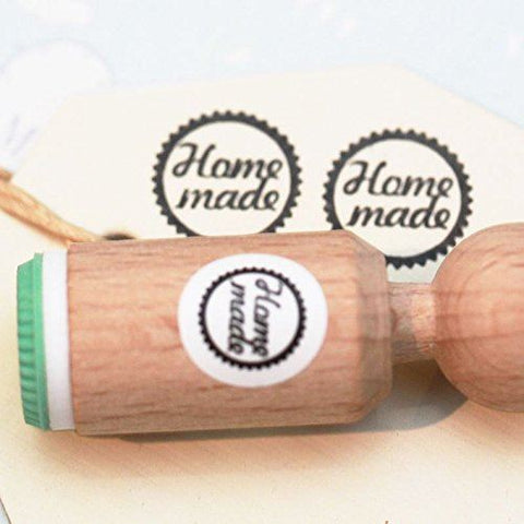 homemade-rubber-stamp-round-very-mini-craft-scrapbooking-stamping||Luck and Luck| 1