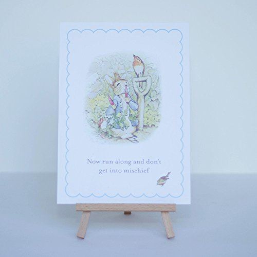 peter-rabbit-now-run-along-sign-and-easel-party-christening-table-decoration|LLSTWPRRUN|Luck and Luck| 3