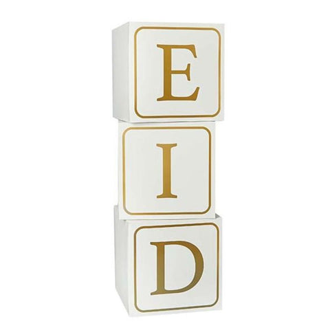 eid-decoration-blocks-gold-foiled-3-blocks|HBEM114|Luck and Luck|2