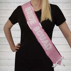 bride-squad-pink-hen-party-bridal-sash-4-pack|776018|Luck and Luck|2