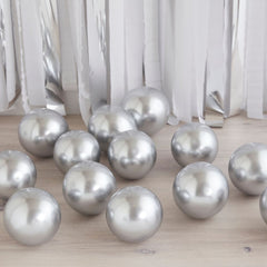 small-balloon-pack-5-inch-silver-chrome-x-40|BA-334|Luck and Luck| 1