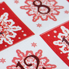 xmas-stickers-twelve-days-of-christmas-stickers-advent-x-35|LLXS12DAY2|Luck and Luck| 3