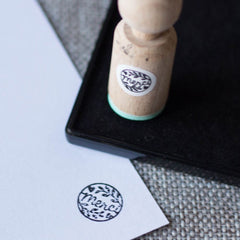 mini-rubber-craft-stamp-merci|MINI202|Luck and Luck| 1