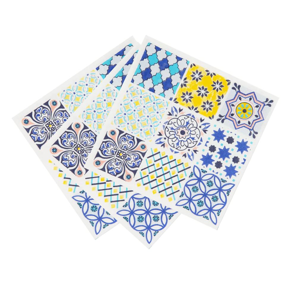 souk-moroccan-inspired-blue-paper-napkins-20-pack|SOUK-NAPKIN-BLUE|Luck and Luck|2