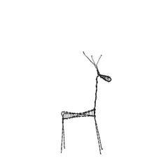 east-of-india-rusty-wire-standing-christmas-decoration-small-reindeer|7285|Luck and Luck|2