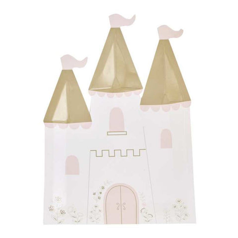 princess-castle-paper-party-plates-x-8-birthday|PC-107|Luck and Luck|2
