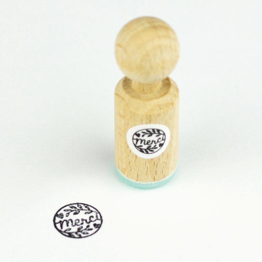 mini-rubber-craft-stamp-merci|MINI202|Luck and Luck|2