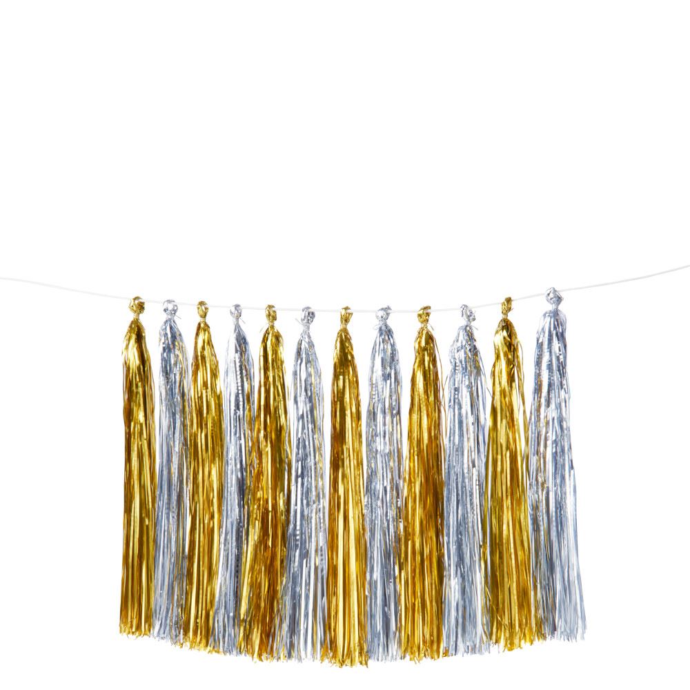 meri-meri-gold-and-silver-tassel-garland-10ft|173476|Luck and Luck| 3