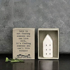 east-of-india-porcelain-mini-matchbox-house-love-is|5652|Luck and Luck| 1