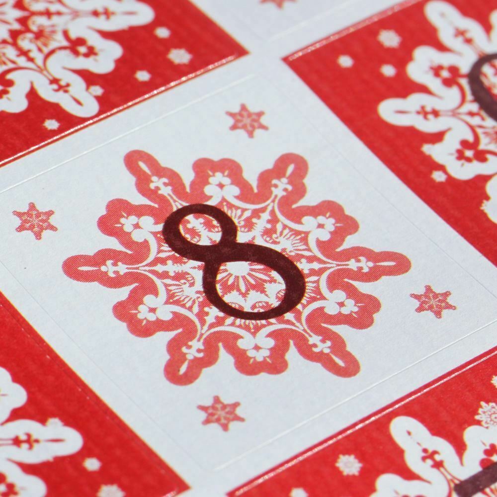 xmas-stickers-twelve-days-of-christmas-stickers-advent-x-35|LLXS12DAY2|Luck and Luck| 6