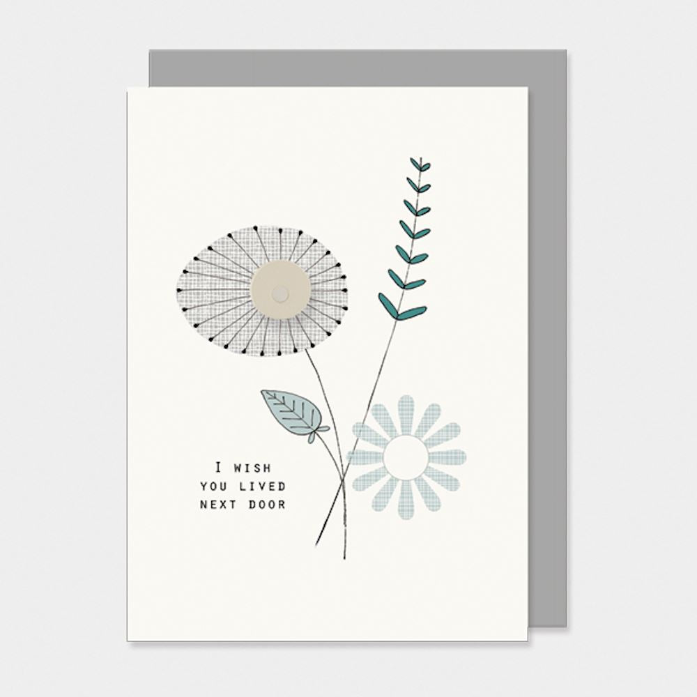 east-of-india-flower-card-i-wish-you-lived|2443F|Luck and Luck|2