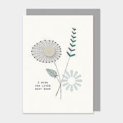 east-of-india-flower-card-i-wish-you-lived|2443F|Luck and Luck|2