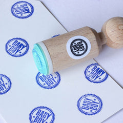mini-rubber-craft-stamp-baby-boy|MINI050|Luck and Luck| 1