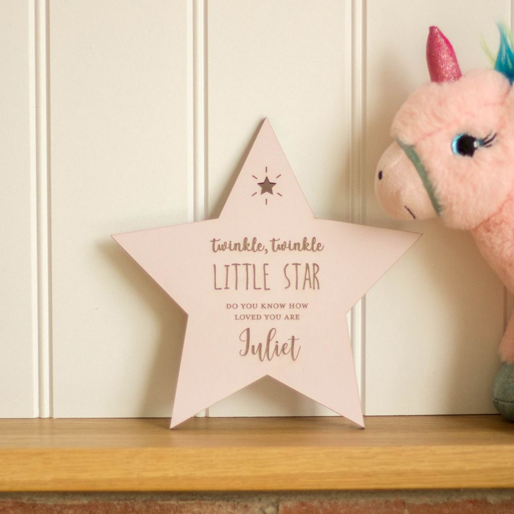 wooden-twinkle-twinkle-little-star-personalised-nursery-sign|LLWWTTLSPNM|Luck and Luck|2