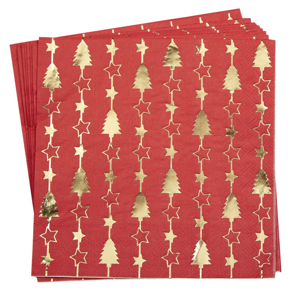 dazzling-christmas-paper-party-napkins-x-16|772225|Luck and Luck| 1