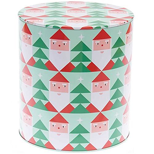 santa-claus-christmas-cookie-tin|400147|Luck and Luck| 1