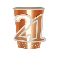 rose-gold-21st-birthday-party-paper-cups-x-8|778043|Luck and Luck|2