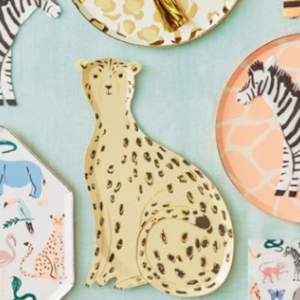 meri-meri-safari-cheetah-paper-party-plates-x-8|202183|Luck and Luck| 1