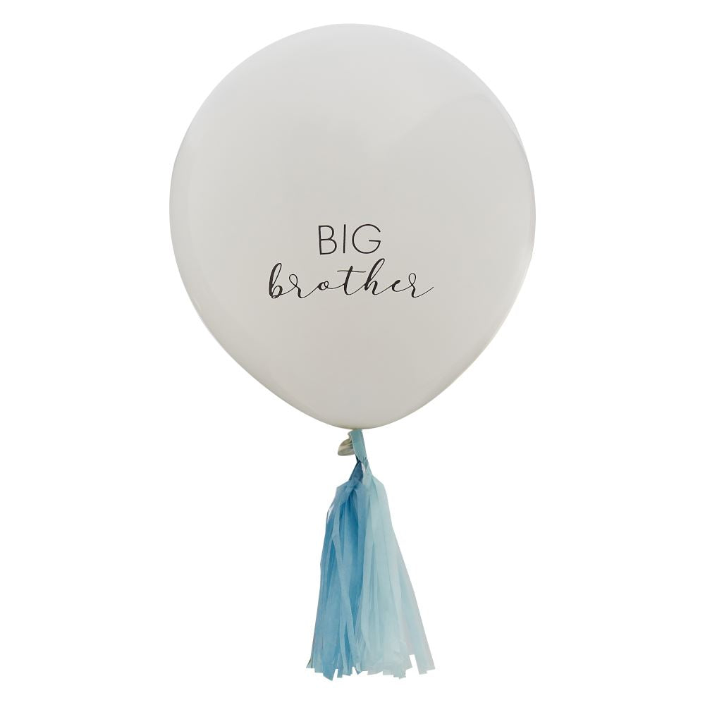gender-reveal-big-brother-balloon-with-blue-tassels|HEB-112|Luck and Luck| 3