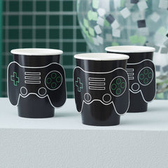 pop-out-gamer-controller-paper-party-cups-x-8|GAME-102|Luck and Luck| 1