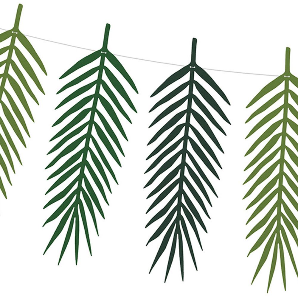 tropical-leaf-garland-2m-aloha-birthday-party-bunting|LLGLP1|Luck and Luck|2