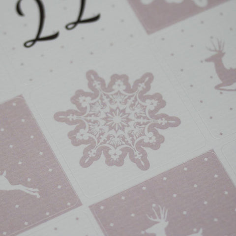 christmas-stickers-advent-christmas-stickers-pink-1-25-craft-x-35|LLXS12DAY6|Luck and Luck| 3
