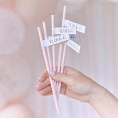 hen-party-paper-straws-team-bride-x-16|TH-115|Luck and Luck| 1