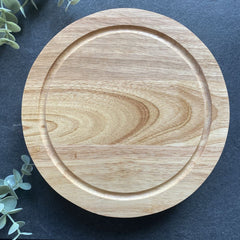 round-wooden-cheese-board-set-kitchen-gift-blank|LL3105|Luck and Luck| 1