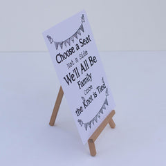 church-wedding-ceremony-white-sign-choose-a-seat-sign-and-easel|LLSTWMAMCAS|Luck and Luck| 4