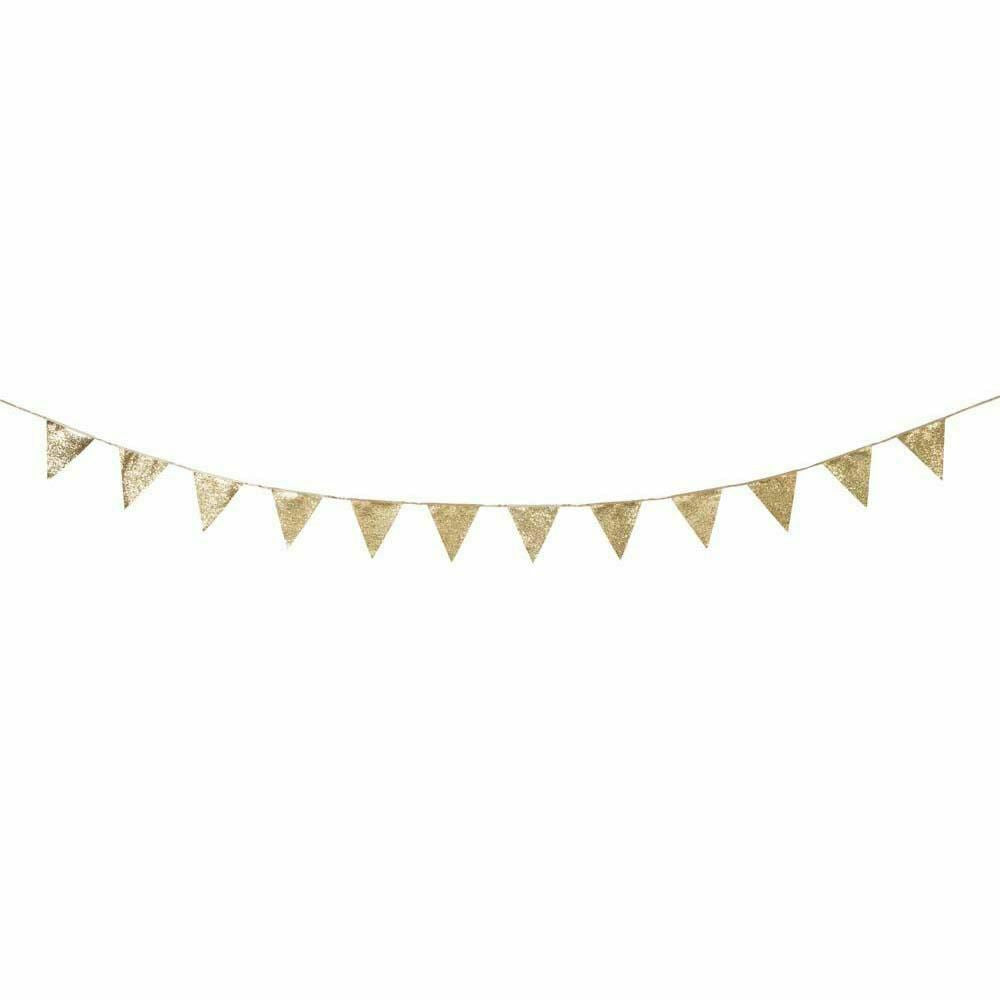 luxury-gold-glitter-bunting-wedding-christmas-decor-3m|LUXEBUNTING|Luck and Luck| 5