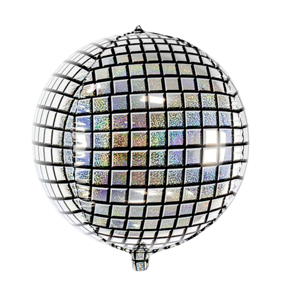disco-ball-foil-balloon-decoration-40cm|FB36|Luck and Luck|2